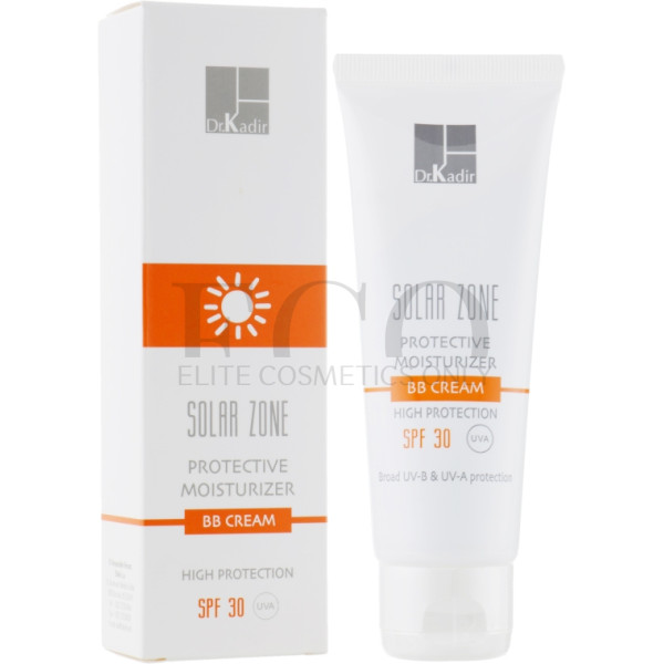 Sunscreen moisturizing BB cream with Dr. tone Kadir Solar Zone Moisturizing Protective BB Cream SPF 30, 75 ml